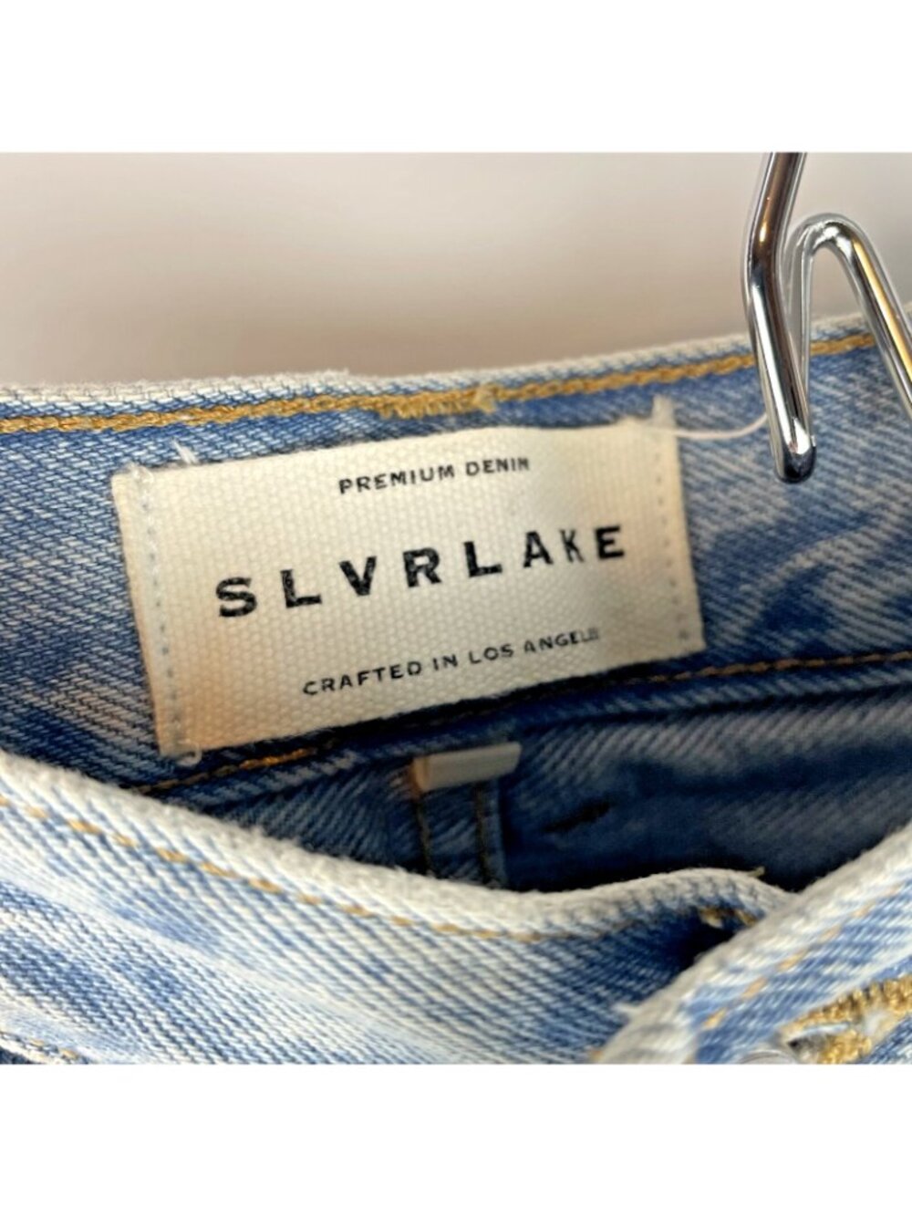 SLVRLAKE London Stella Jeans – Alabama Shake Distressed Denim – Size 27 - Picture 7 of 9